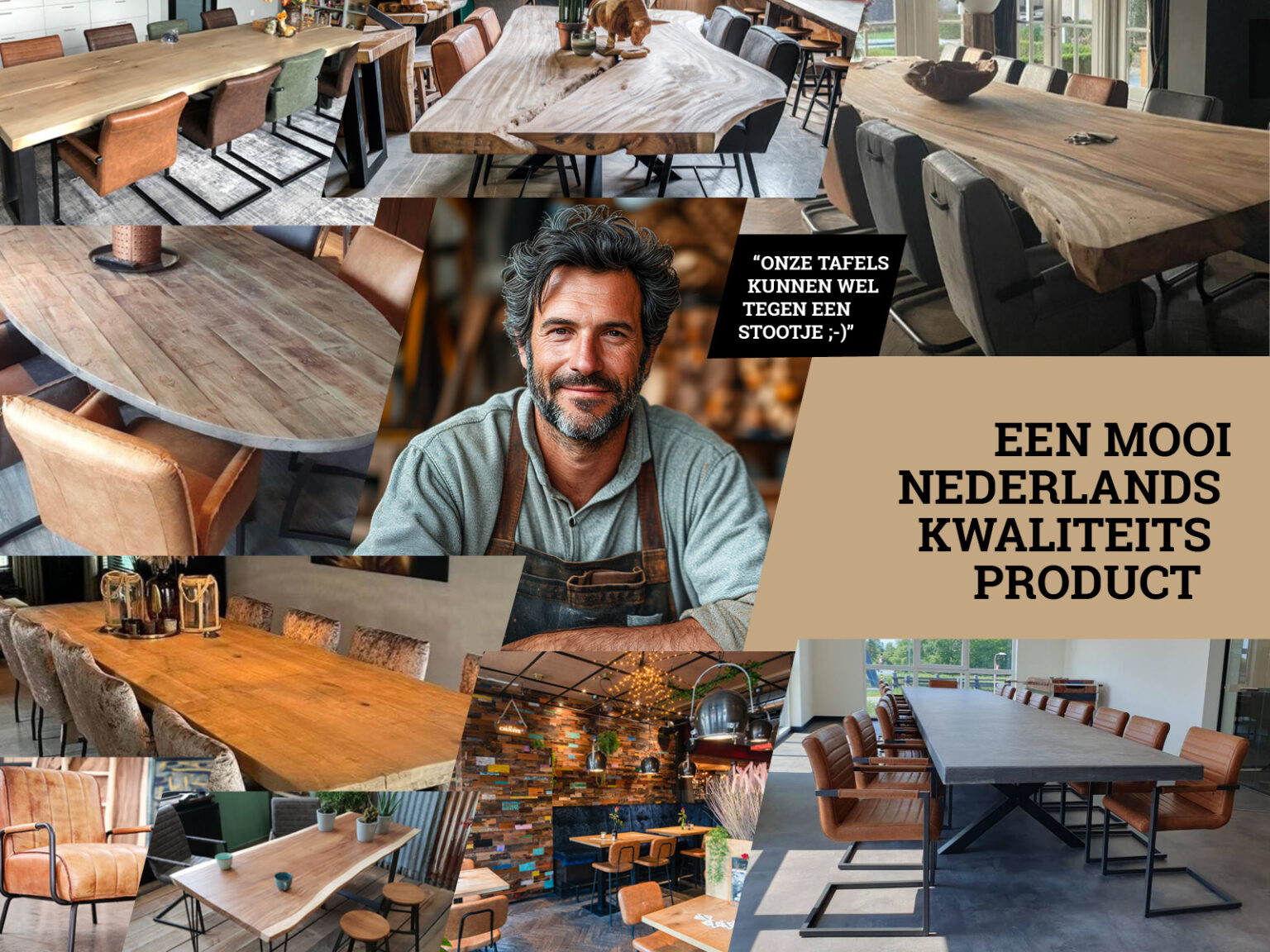 Hoeveel personen passen aan een ronde tafel - Woodindustries