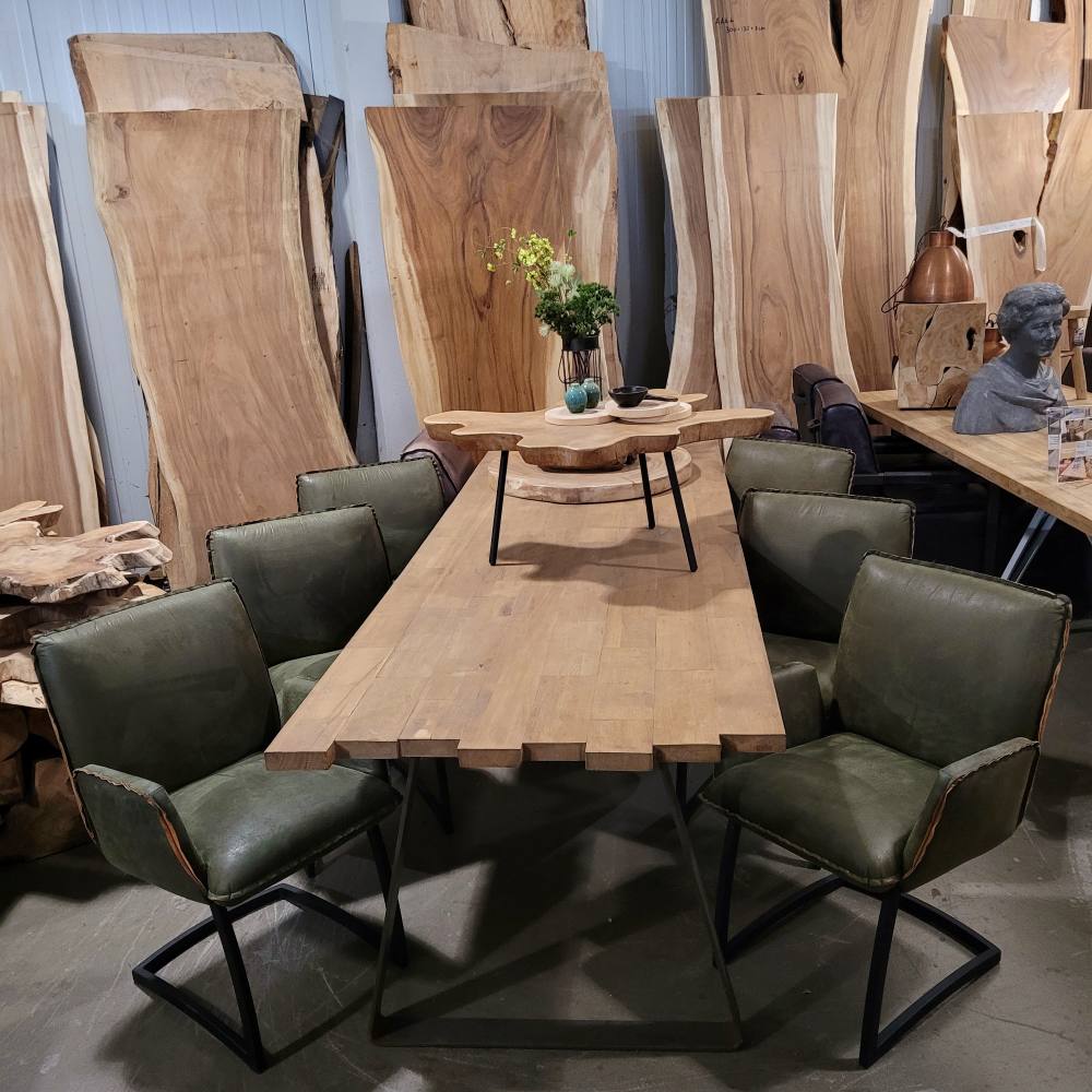 Eetkamerstoel Joel Eleonora groen