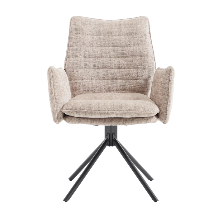 Eetkamerstoel Washington Bouclé Taupe