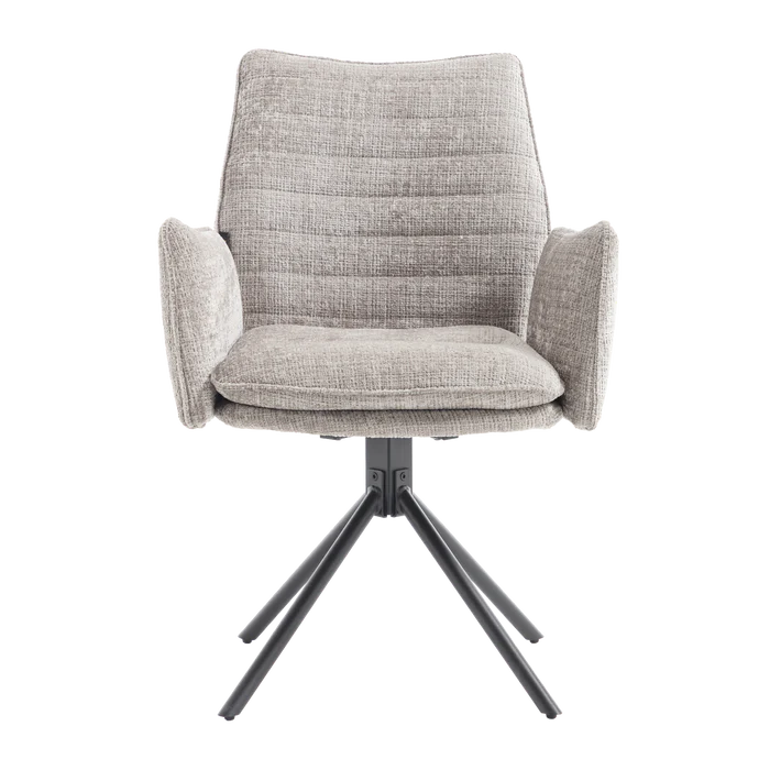 Eetkamerstoel Washington Bouclé betongrijs